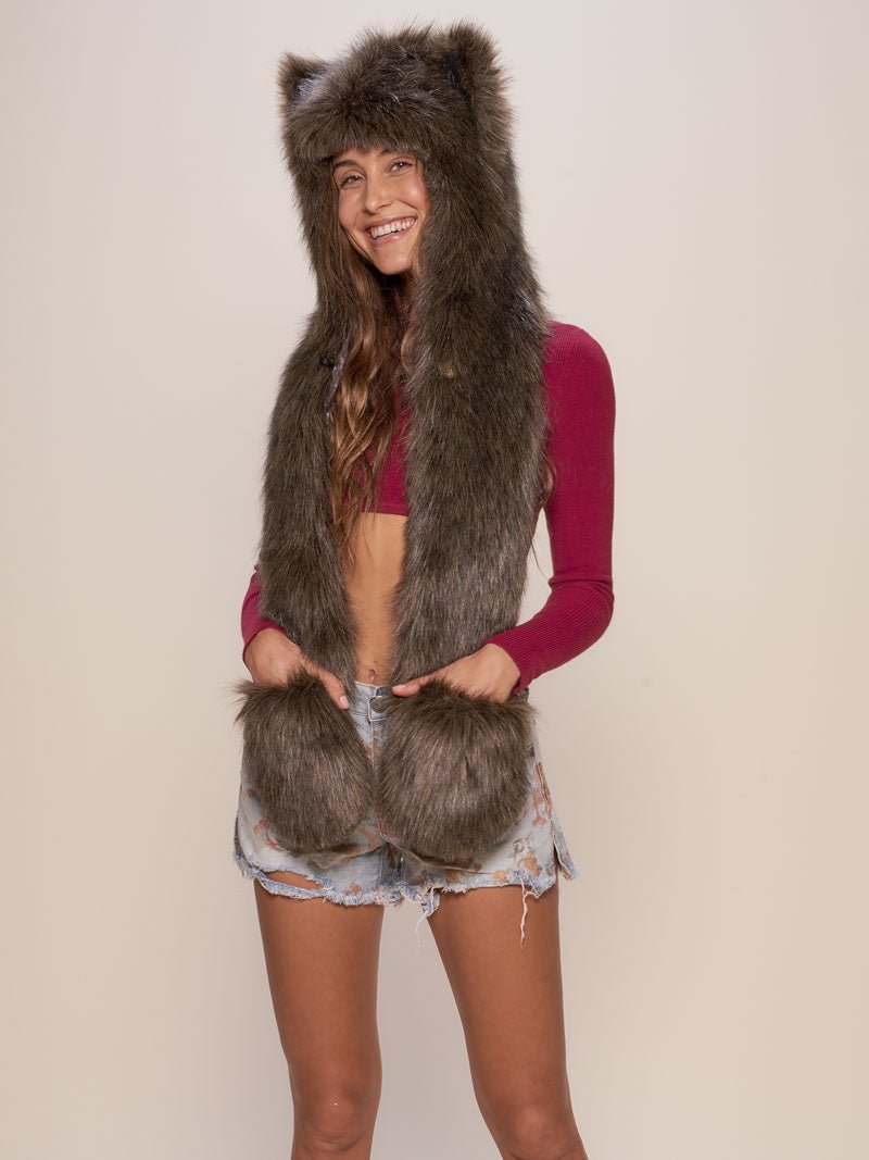 Black Wolf SpiritHood on Female