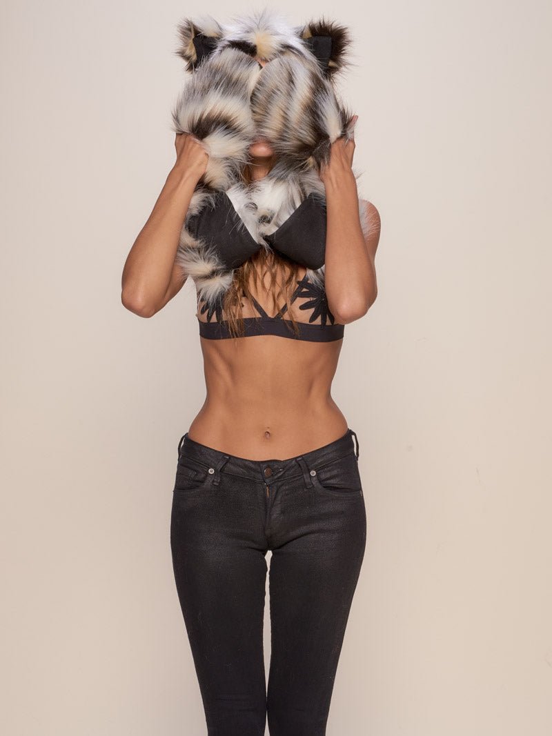 White Tiger Collectors SpiritHood on Female Model