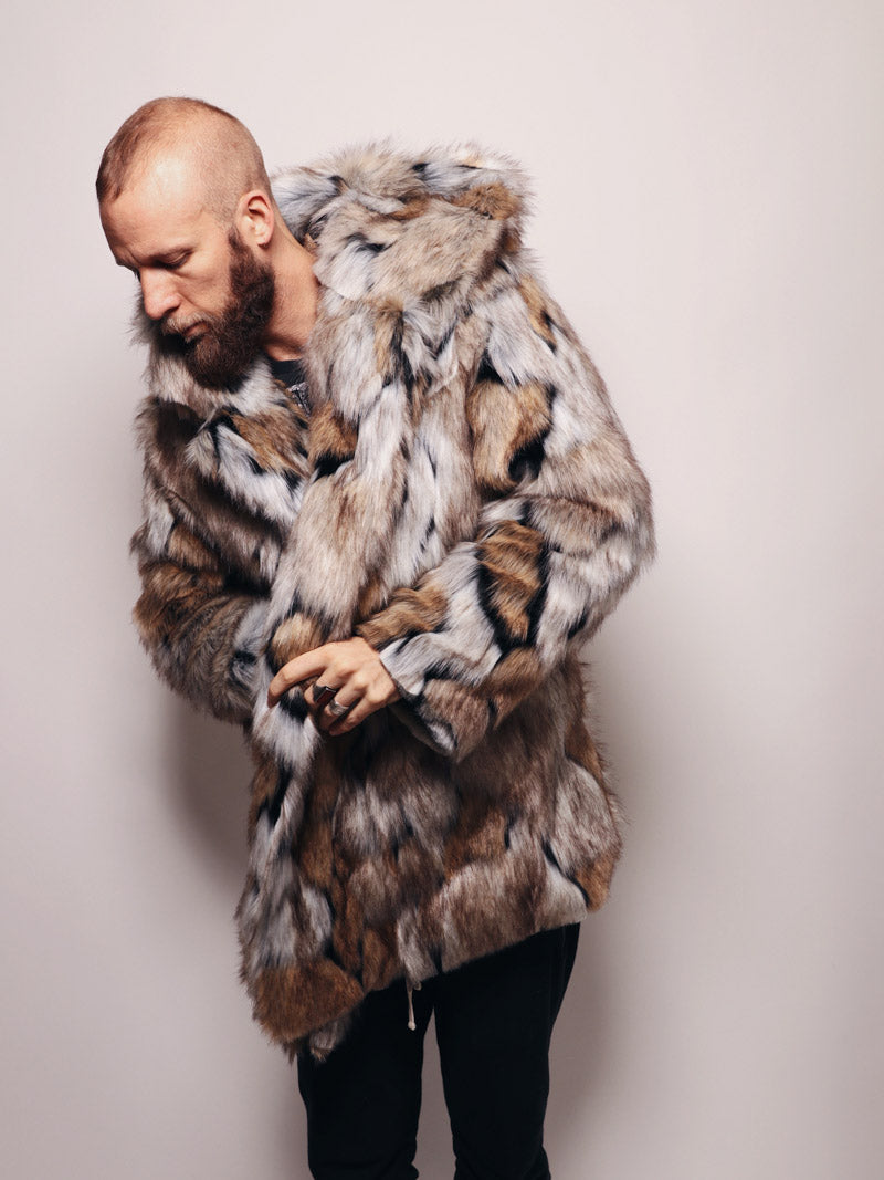 *Almost Purfect* Hooded Faux Fur Coat | Wolverine