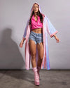 Women's Sequin Kimono | Pink Mermaid
