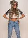 Forest Leopard Collector Edition Luxe Hooded Faux Fur