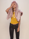 Galah Hooded Faux Fur Shawl 
