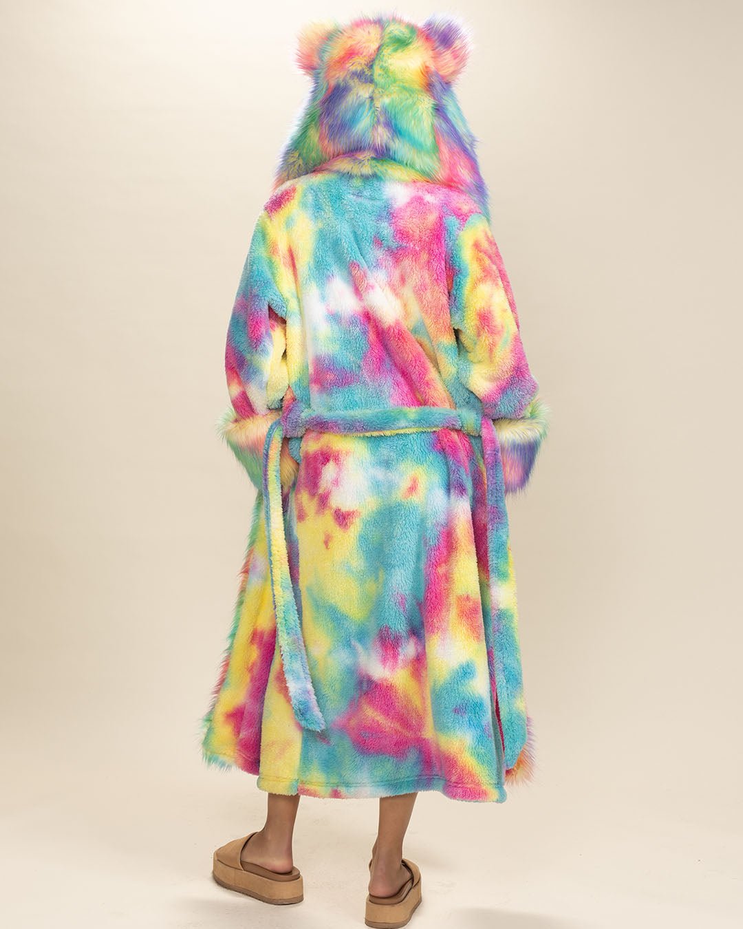 Boar Skin Robe Luxury Robe for Women, Luxury Bathrobe | Rainbow Bear - SpiritHoods