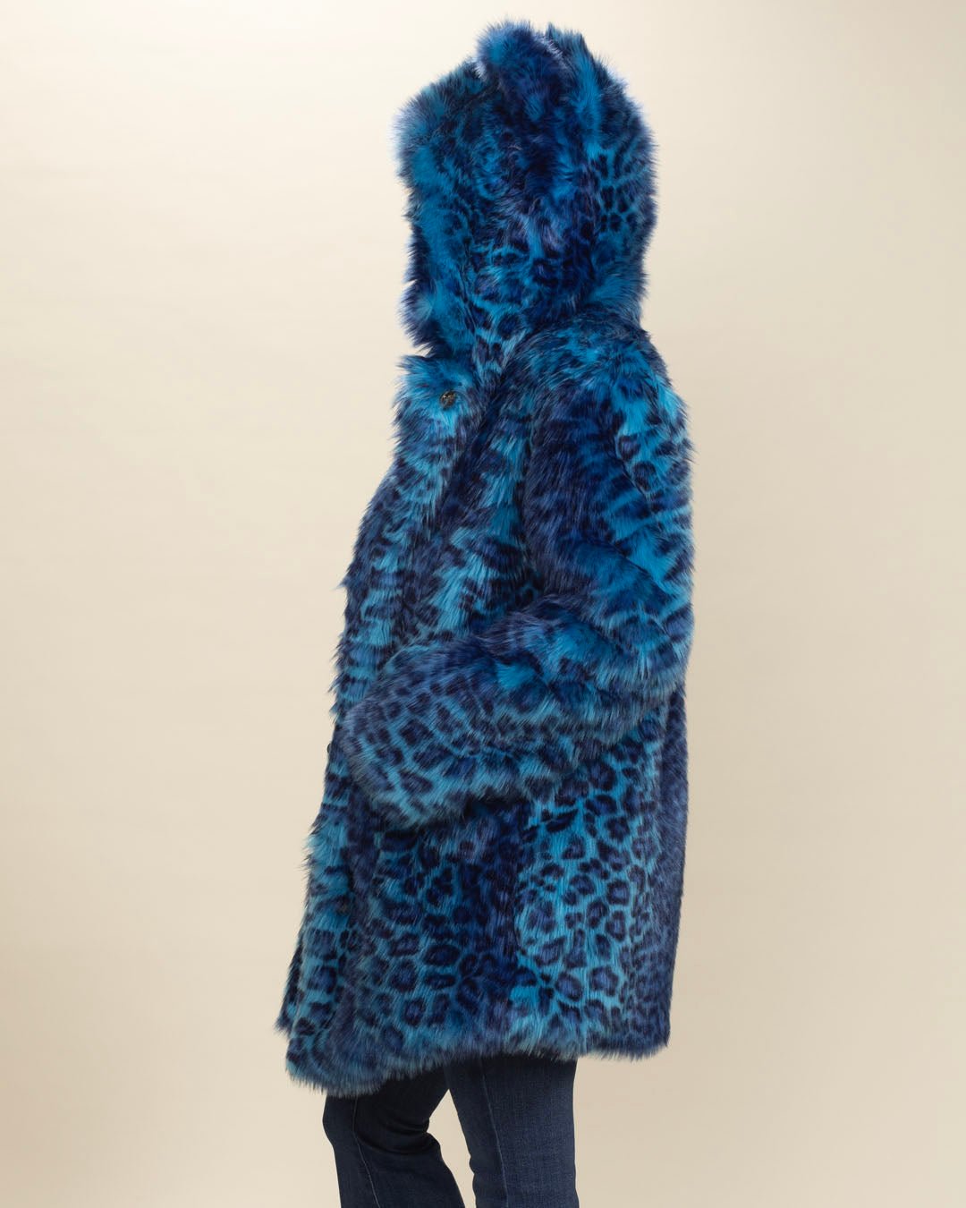 SHEIN Women Elegant Fur Coats Colorful Faux Fur Coat Multicolor Long Sleeve Collarless Casual Woman Winter Fur Coats
