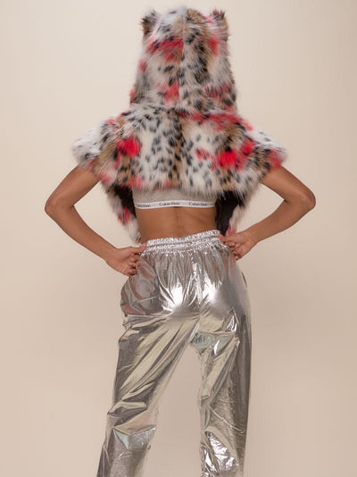 Strawberry Leopard Collector Edition Faux Fur Hood | Women's