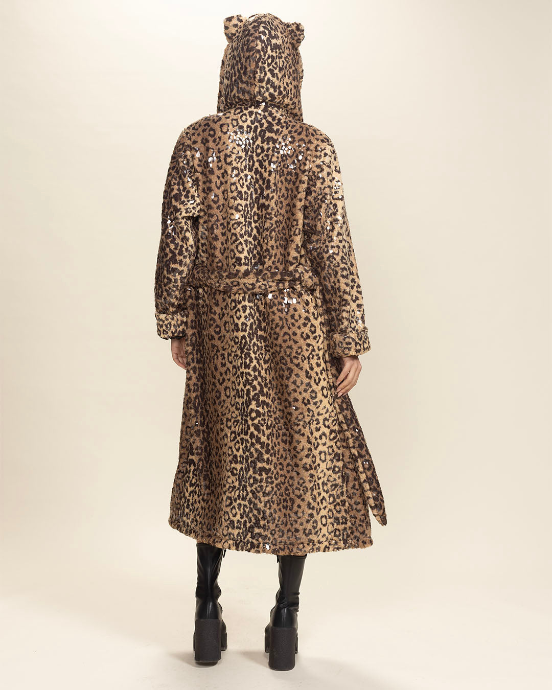 Sri Lankan Leopard Classic Collector Edition Faux Fur Style Robe | Women's