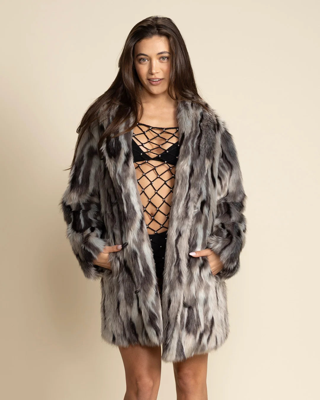 Women's Faux Fur Coat | Wild Rabbit