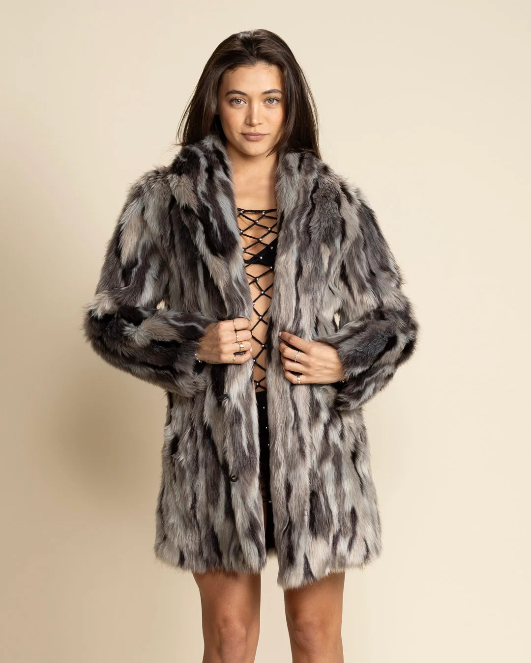Women's Faux Fur Coat | Wild Rabbit