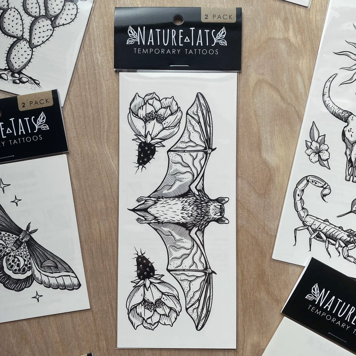 Bat Temporary Tattoo