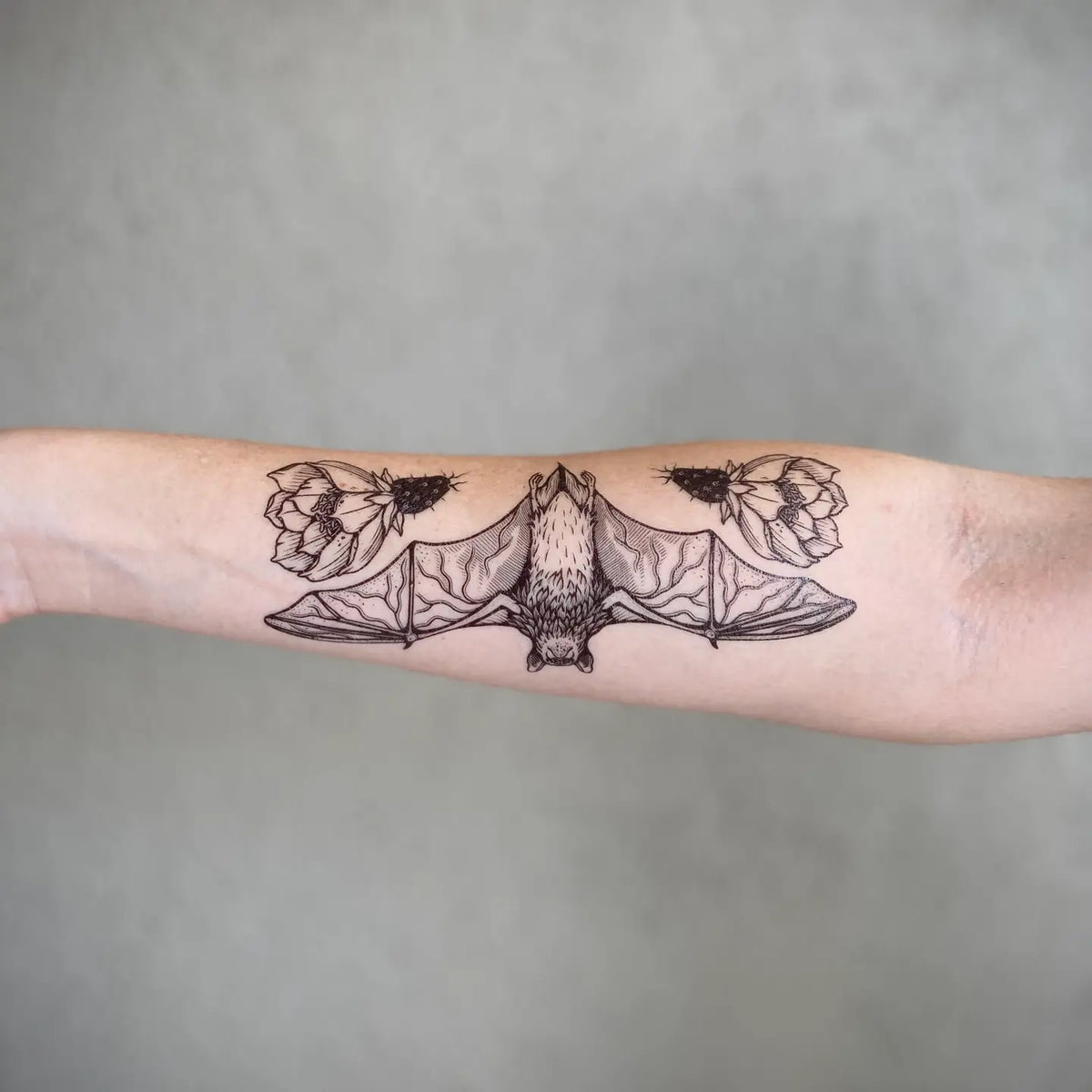 Bat Temporary Tattoo