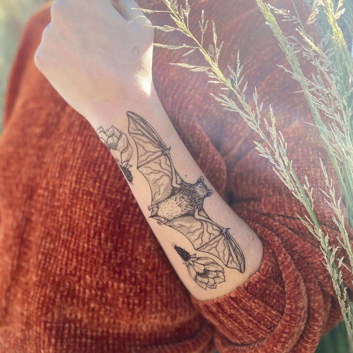 Bat Temporary Tattoo