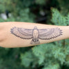 Hawk Temporary Tattoo