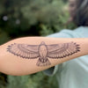 Hawk Temporary Tattoo