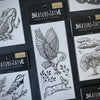 Owl & Rabbit Temporary Tattoo