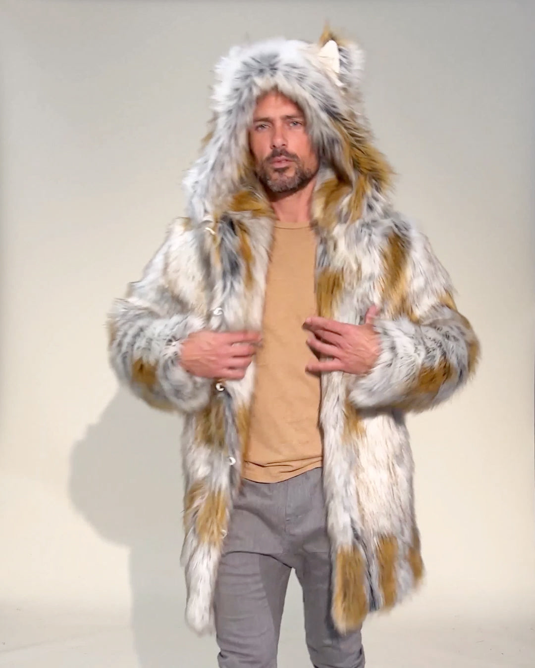 Arctic Fox Classic Faux Fur Coat | Men's