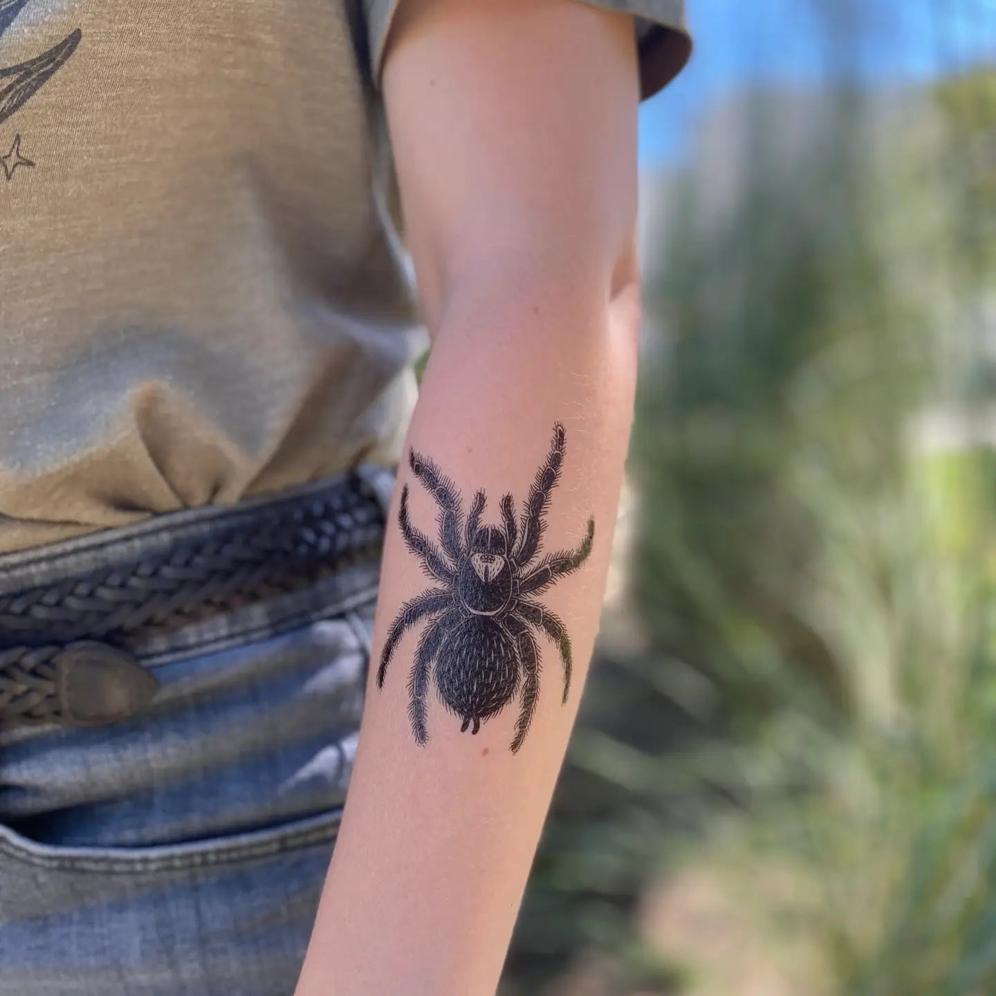 Tarantula Temporary Tattoo