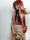 Collector Edition Rose Quartz Bunny SpiritHood on Female Model