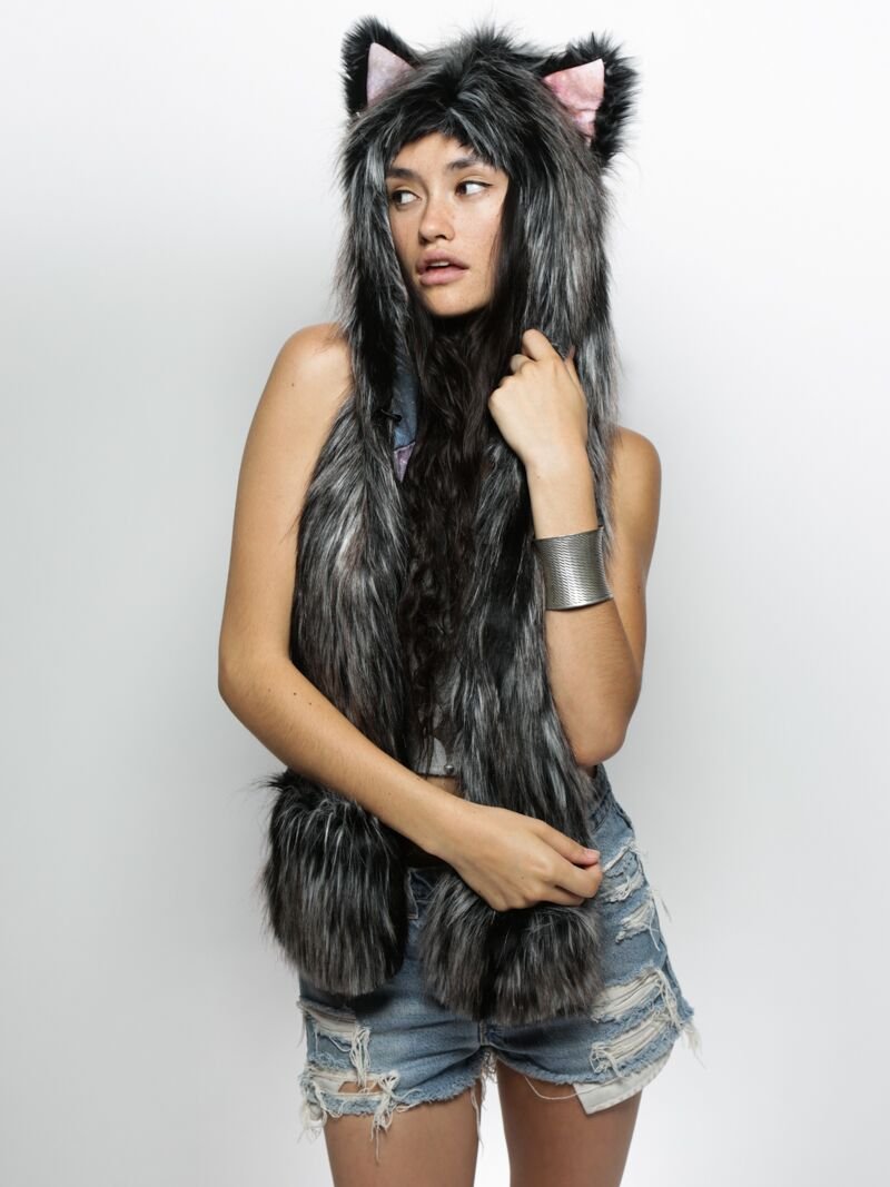 Limited Edition Night Fox Galaxy Faux Fur with Hood