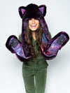 Midnight Wolf Galaxy Limited Edition Faux Fur with Hood