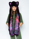 Purple Midnight Wolf Galaxy Limited Edition SpiritHood on Female