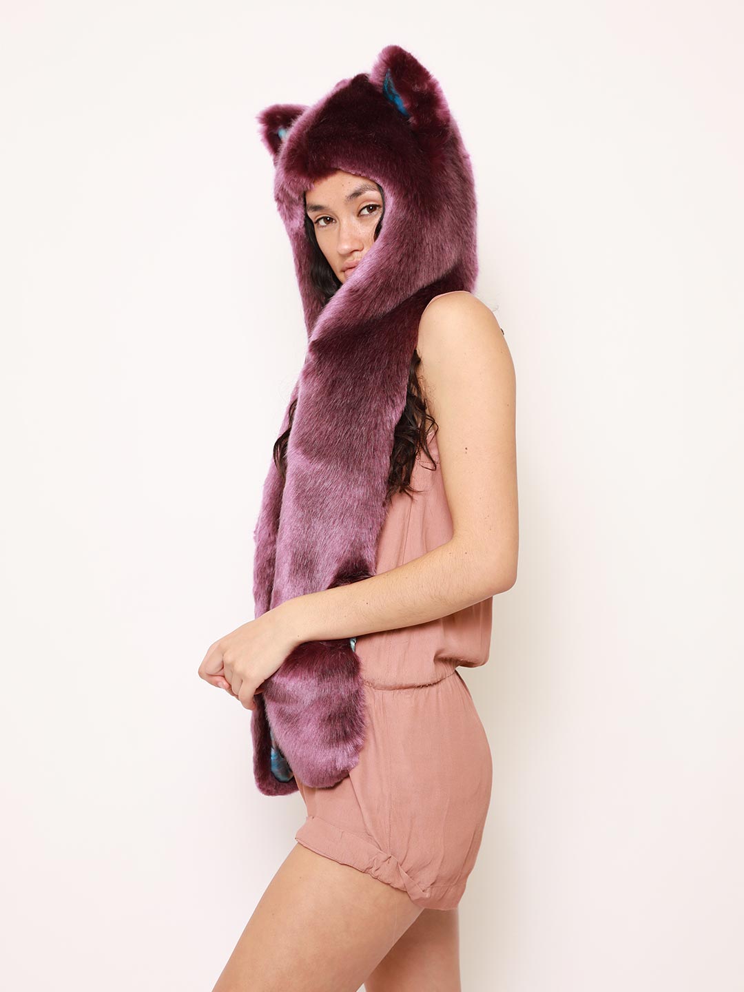 Collector Edition SpiritHood with Lavender Wolf Design