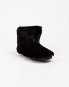 Black Panther Faux Fur Slipper Bootie