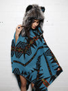 Faux Fur Bundle Includes Italy Cape + Grey Wolf 1/2 Hood 