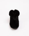 Black Panther Faux Fur Slipper Bootie