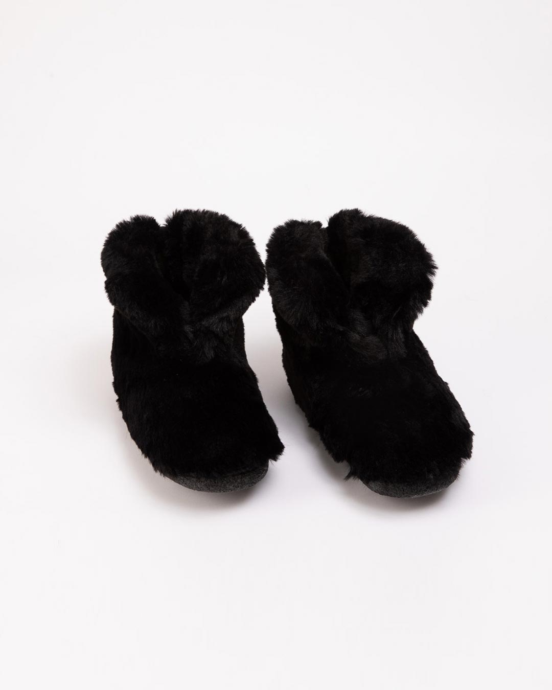 Black Panther Faux Fur Slipper Bootie