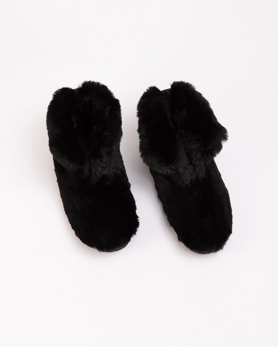 Black Panther Faux Fur Slipper Bootie