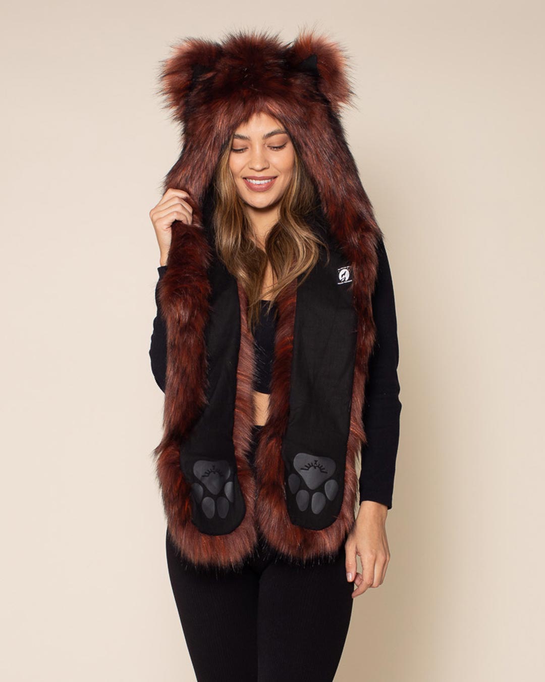 Ethiopian Red Wolf Collector Edition Faux Fur Hood | Women's