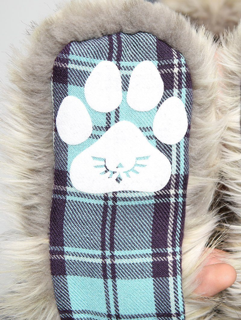 Custom Paw Logo on Tibetan Fox Collectors Edition Faux Fur Hood