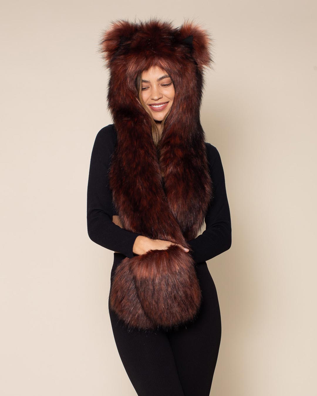 Ethiopian Red Wolf Collector Edition Faux Fur Hood | Women&#39;s