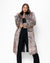 Dire Wolf Faux Fur Calf Length Coat | Women's