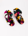 Butterfly Faux Fur Slipper Bootie