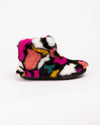 Butterfly Faux Fur Slipper Bootie