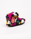 Butterfly Faux Fur Slipper Bootie
