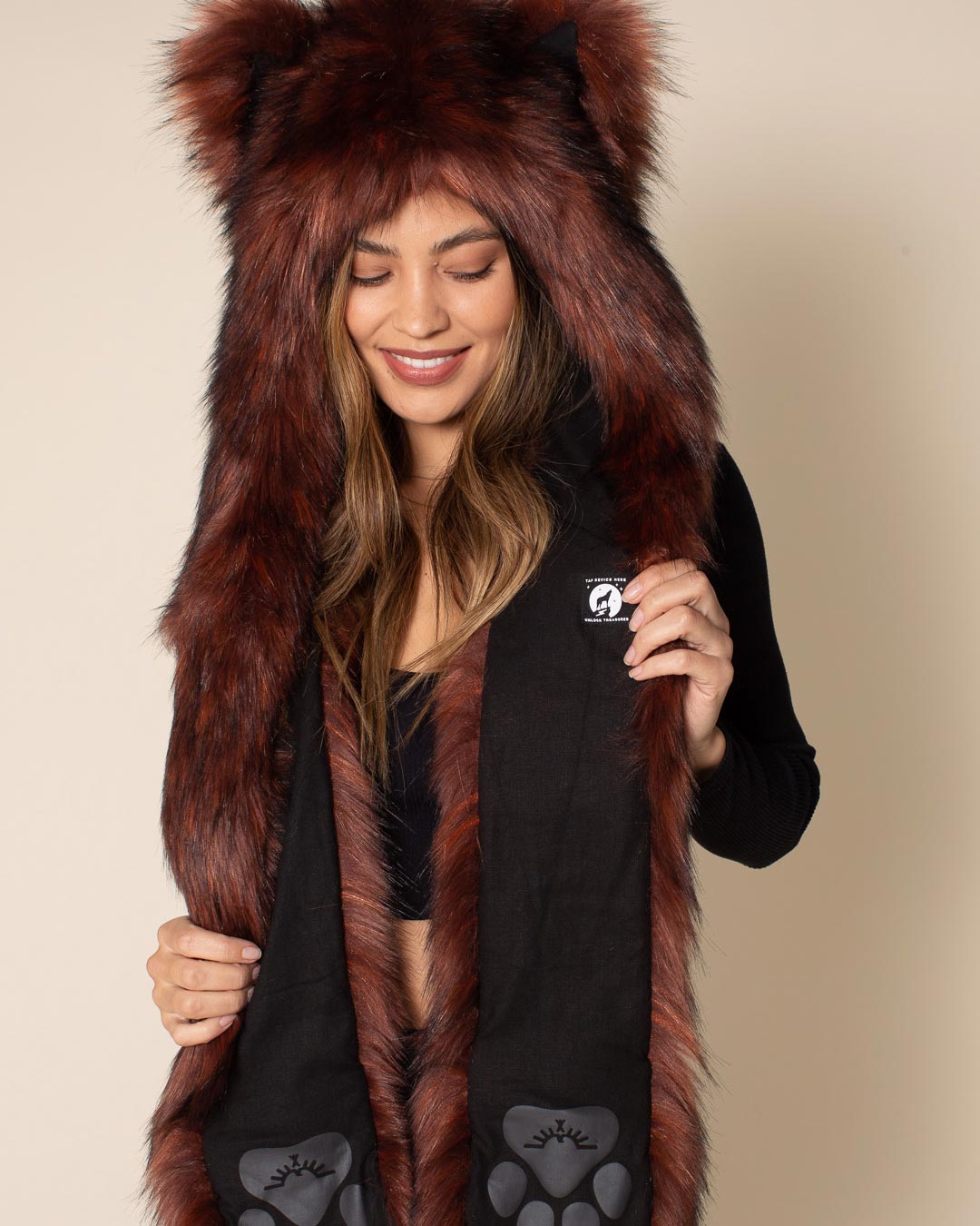 Ethiopian Red Wolf Collector Edition Faux Fur Hood | Women&#39;s