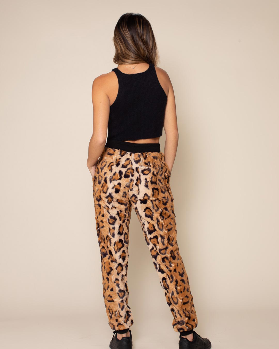 Cheetah ULTRA SOFT Faux Fur Sweatpants | Women&#39;s