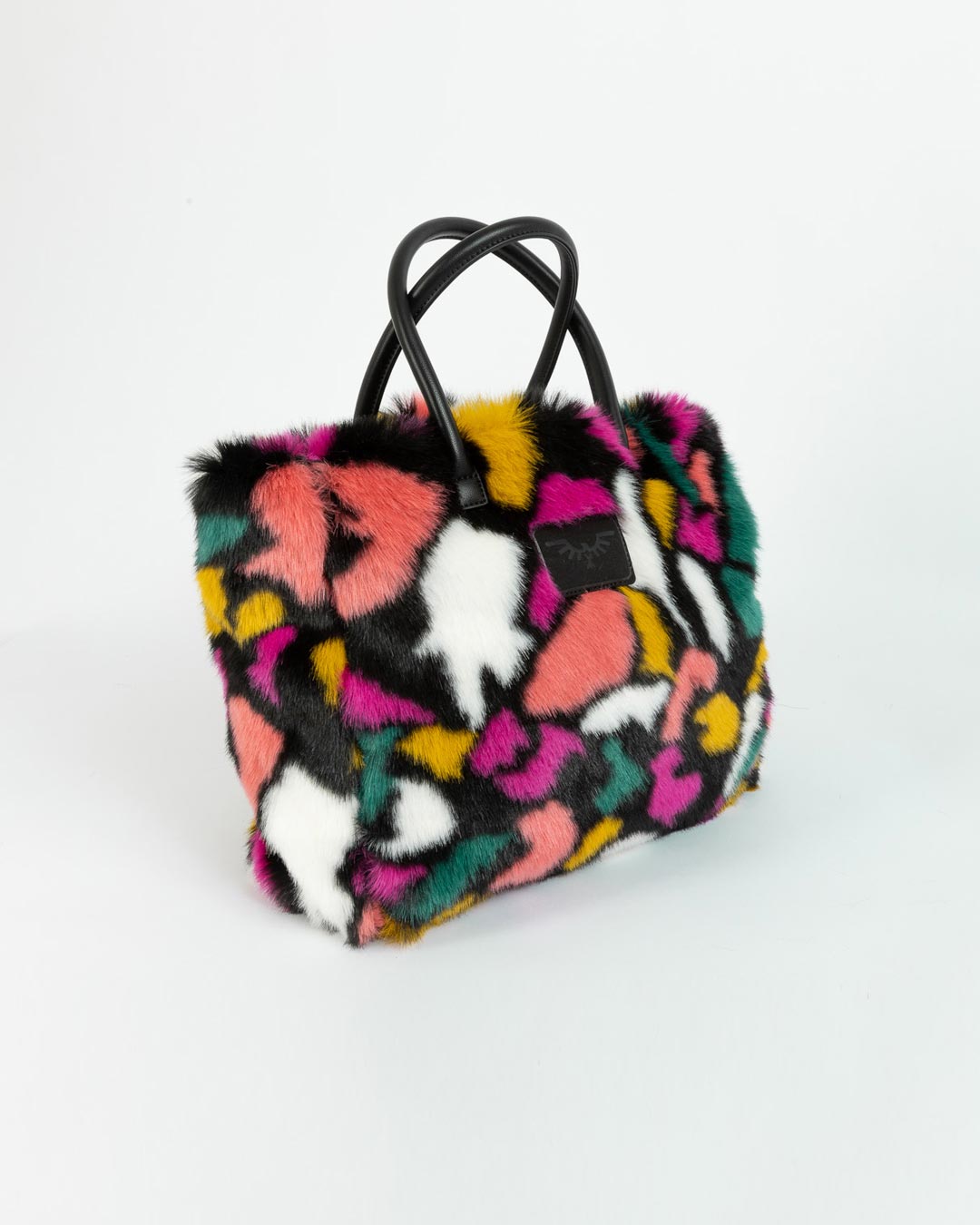 Butterfly Faux Fur Tote Bag