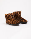 Jaguar Faux Fur Slipper Bootie
