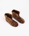 Jaguar Faux Fur Slipper Bootie