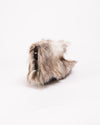 Tundra Wolf Faux Fur Slipper Bootie