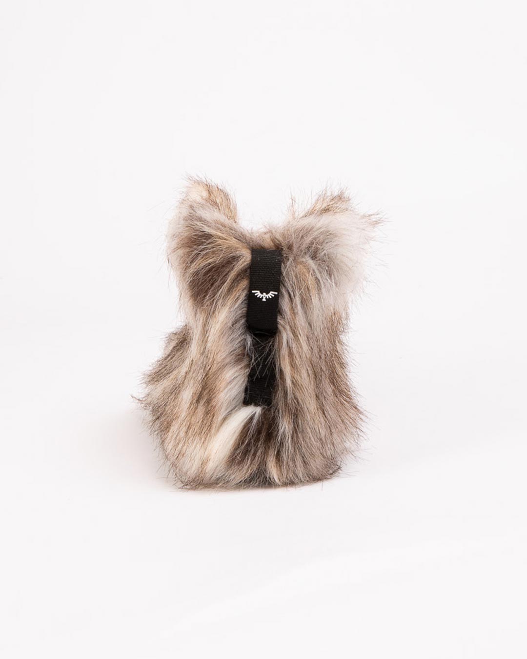 Tundra Wolf Faux Fur Slipper Bootie