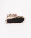 Tundra Wolf Faux Fur Slipper Bootie