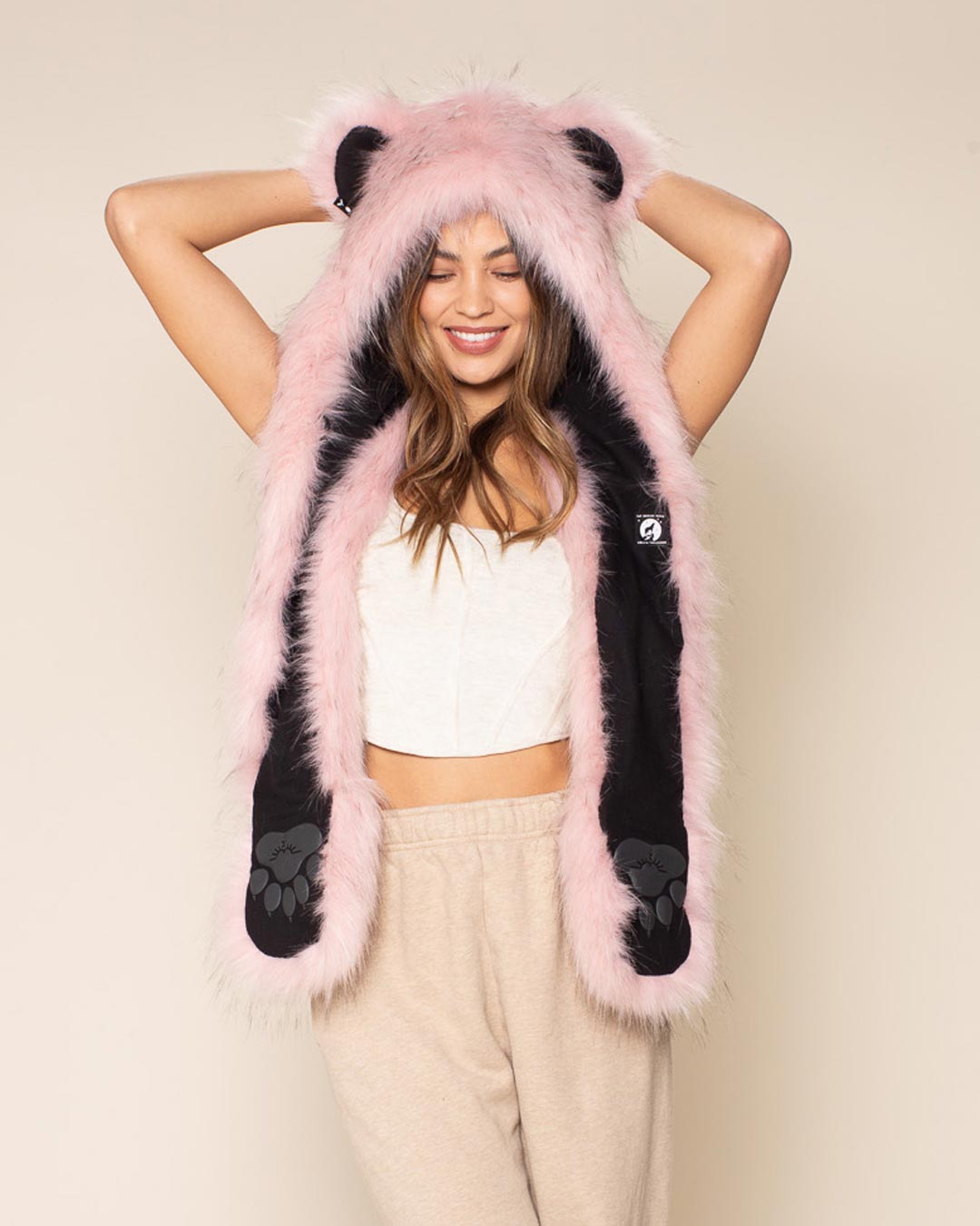 Blush Bear Collector Edition Faux Fur Hood | Women&#39;s