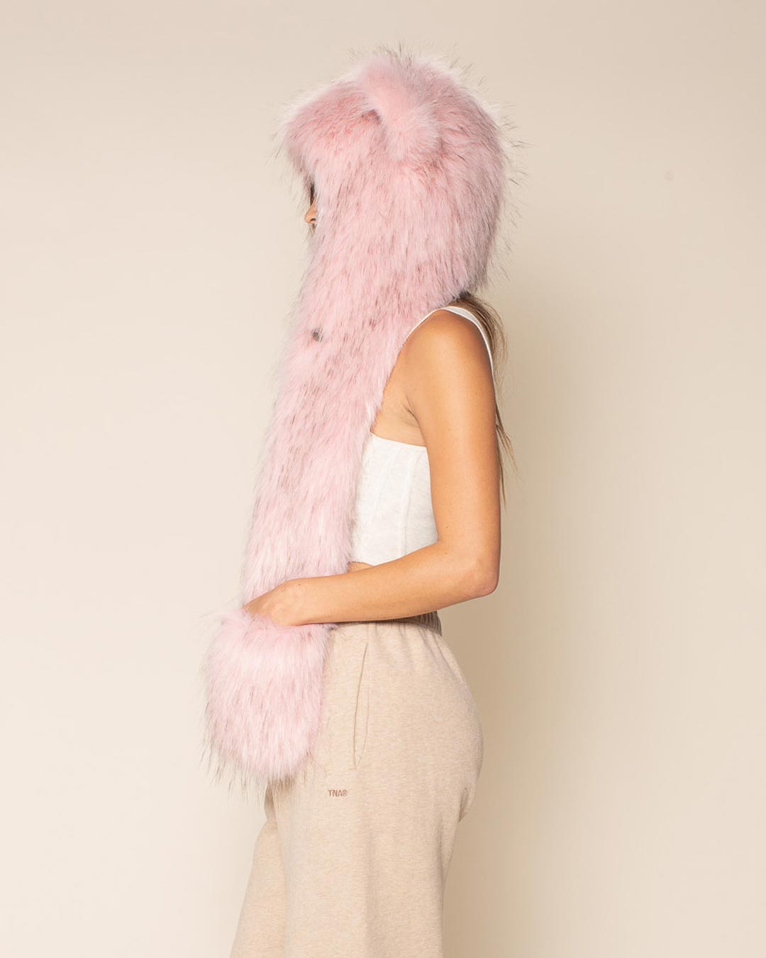 Blush Bear Collector Edition Faux Fur Hood | Women's