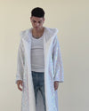 Iridescent Sequin Wolf Classic Collector Edition Faux Fur Style Robe | Men's