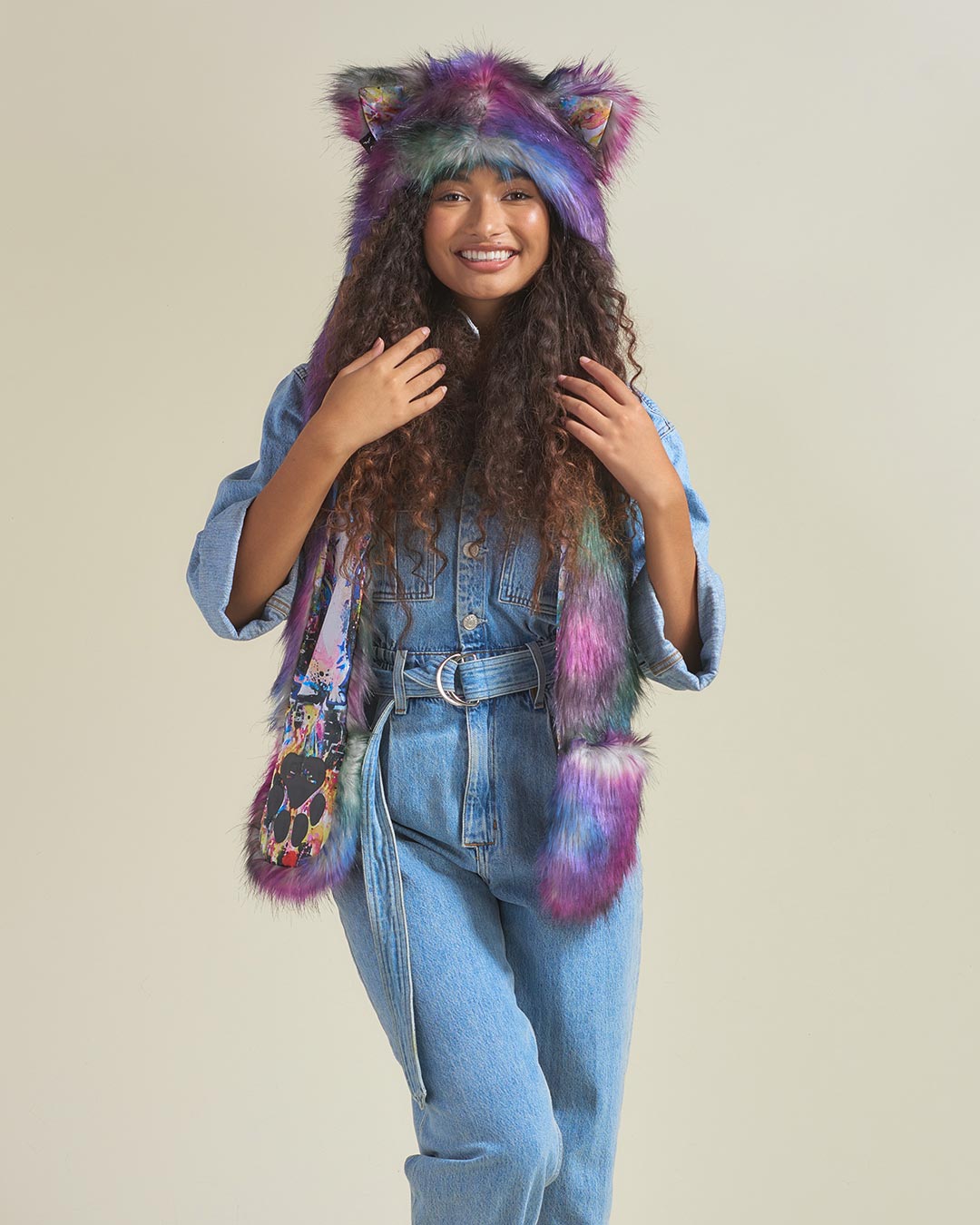 Artist Edition Lora Zombie Catzilla Faux Fur Hood | Women's - SpiritHoods
