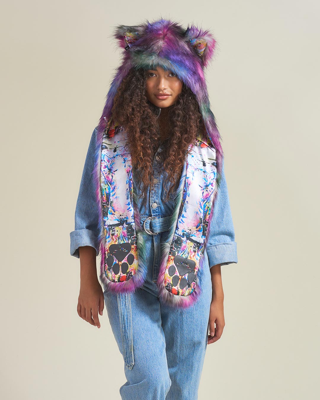 Artist Edition Lora Zombie Catzilla Faux Fur Hood | Women's - SpiritHoods